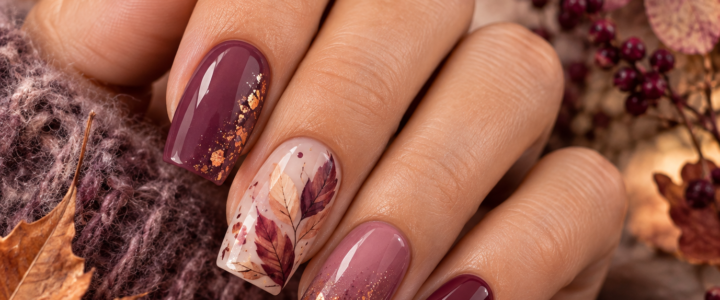 So wird aus einem schönen Herbstmoment manchmal eine neue Nailart-Idee.